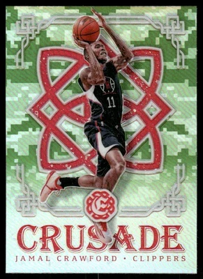2016-17 Panini Excalibur #76 Jamal Crawford Crusade Camo - Image 1 of 2