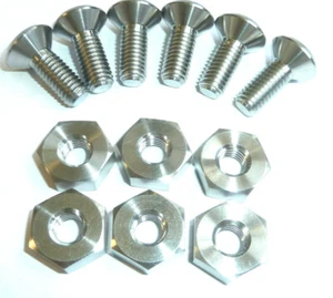 KTM 690 DUKE R 2014-2017 TITANIUM SPROCKET NUT AND BOLT KIT 6 PACK RACE SPEC - Picture 1 of 8