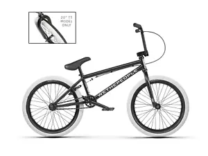 WETHEPEOPLE (WTP) 20" Nova BMX Bike Matt Black with Black/White Tyres - Picture 1 of 2