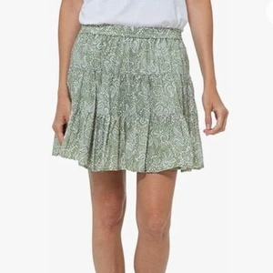 Michael Kors grün Paisley A-Line Minirock fließend Baumwolle Damen Größe P XS NEU - Bild 1 von 7
