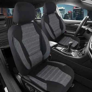 2 fundas de asiento adecuadas para Polestar Polestar 2 desde 2020 (negro) | PRIME - Imagen 1 de 12