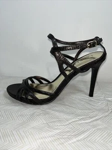 Ralph Lauren Womens Talulla High Heels Stiletto Dress Shoes Open Toe Sz 9B - Picture 1 of 16