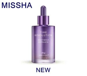 MISSHA Time Revolution Night repair Ampoule 5X 50ml ( NEW ) Extreme Biome 77.2% - Picture 1 of 5