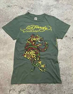 CHRISTIAN AUDIGIER ED HARDY TIGER VINTAGE TEE - Picture 1 of 5