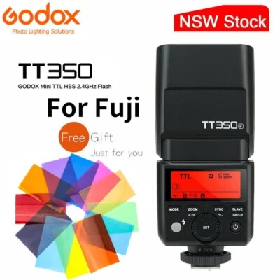 Godox TT350F 2.4G HSS 1/8000s TTL Flash Speedlite for Fuji Mirrorless Camera - Image 1 of 4