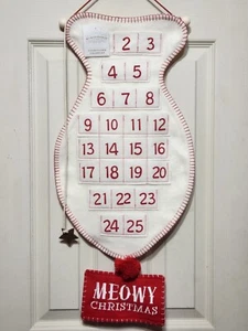 WONDERSHOP AT TARGET ADVENT COUNTDOWN CALENDAR FISH SHAPED MEOWY CHRISTMAS 11X24 - Picture 1 of 10