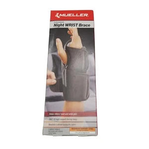MUELLER Night Support WRIST Brace 6772 Adjustable-One Size/Left Or Right NEW - Bild 1 von 7