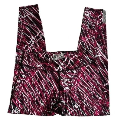 Marc New York M pink black white gray abstract print yoga leggings - Image 1 of 4