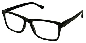 Vidrio de lectura rectangular de plástico gris sintético Perry Ellis para hombre PEBX 53 2,5 - Imagen 1 de 13