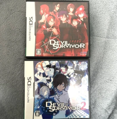 Lot of 2 Nintendo DS Devil Survivor 1 & 2 NDS Japan Tested - Image 1 of 4