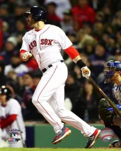 Boston Red Sox J.D. Martinez two-run Single 2018 World Series Game 2 Photo 2564 - Picture 1 of 7