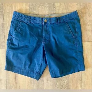 Natural Reflections women’s size 16 blue chino shorts 98% cotton outdoor wear