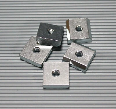 Nutensteine Nut 10 Aluprofil M4/ M5/ M6/ M8 Nutenstein flach - Bild 1 von 2