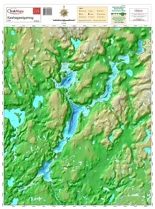 Kashagawigamog Lake | Waterproof Chart | 21 x 28 - Picture 1 of 1
