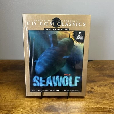 Seawolf SSN-21 CD-ROM Classics Gold Edition Windows 95 MS-DOS - NEW SEALED - Image 1 of 4