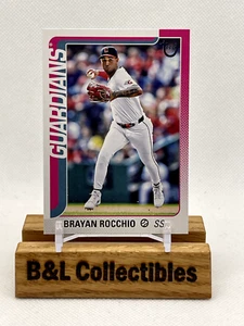 2025 Topps Series 1 Brayan Rocchio Vintage Stock Retro Variation #/99 - Picture 1 of 2
