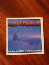 1984 ROCK STAMP PANDEMONIUM HEAVY METAL SOLDIERS  MUSIC STARS CARD STICKER