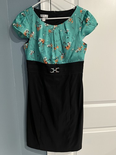 Alyx Limited abito floreale da donna verde e nero taglia 10