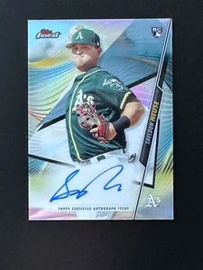 2020 Topps Finest Rookie Auto #72 Sheldon Neuse Autograph RC Oakland Athletics - Picture 1 of 2