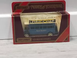 Matchbox Models of Yesteryear Y-23 1922 AEC Omnibus 'Lifebuoy Soap' - Picture 1 of 2