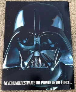 TOPPS STAR WARS 1996 DARTH VADER DEALER PROMO FOLDER 9x12 - Picture 1 of 3