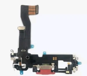 Apple iPhone 12 + 12 PRO RED Charging Dock Port Flex Jack Antenna Mic Original - Picture 1 of 1