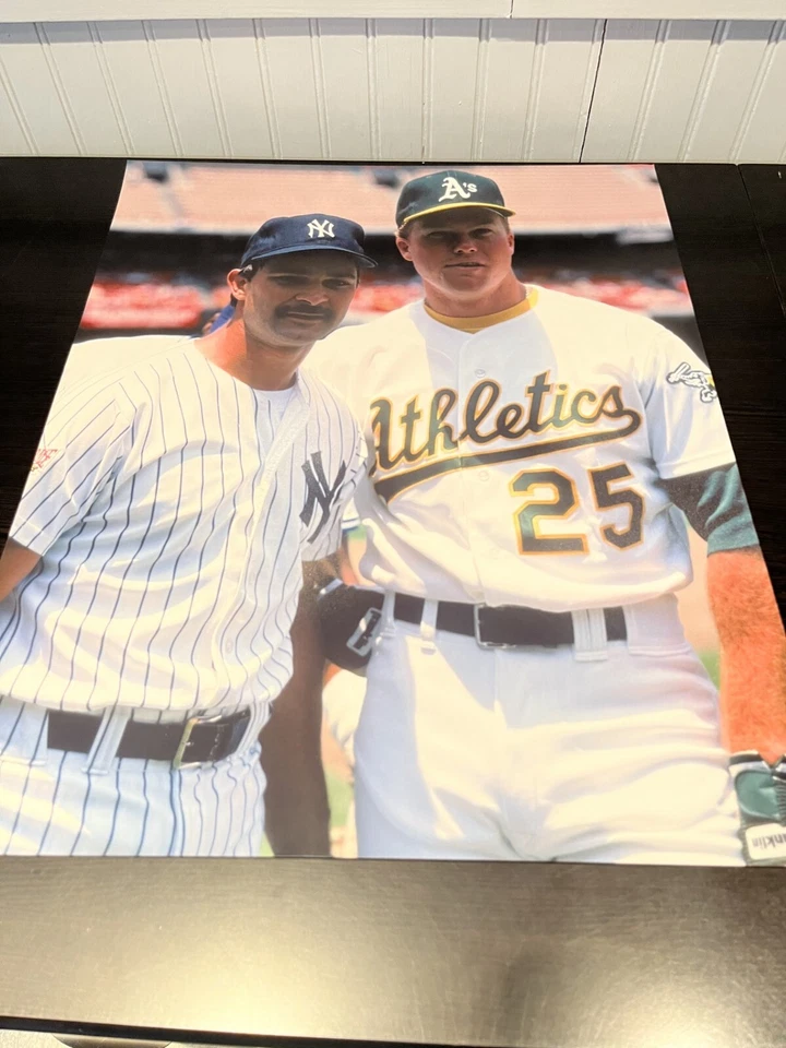 Foto de Don Mattingly Mark McGwire 16x20 Yankees A's Foto 1 de 1