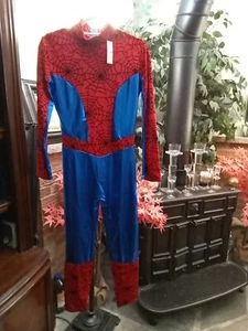 Spiderman Catsuit Jumpsuit Red & Blue Costume 555107 . Purim. NEW - Picture 1 of 2