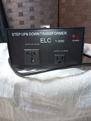 Step Up & Down Transformer ELC T-2000 - Image 1 of 4