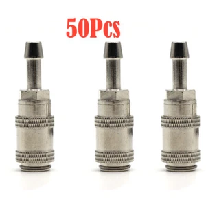 50Pcs Blood Pressure Catheter Coupling Quick change cuff hose coupling Metal - Picture 1 of 9