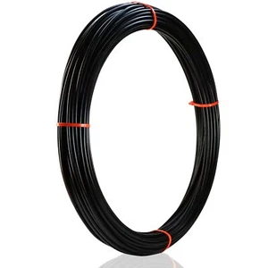 Schwarz Alu Runddraht fi 8mm Meterware Erdungsdraht Blitzschutz AlMgSi Flexibel - Bild 1 von 8