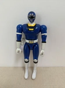 Power Rangers 1997 Blue Ranger juguete usado Bandai década de 1990 - Imagen 1 de 8