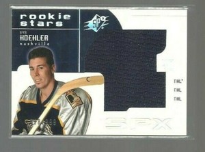  2002-03 SPx #165 Greg Koehler JSY RC 638/999 (ref 62301)