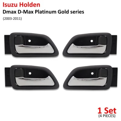4Dr 内部内把手手门适用于五十铃 Holden D-Max Dmax 2003 - 2011 — 第 1/4 张图片