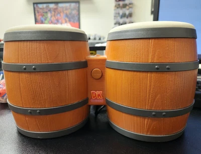 Batería DK Bongos Nintendo GameCube Wii DOL-021 Donkey Kong solo probada OEM Foto 1 de 4