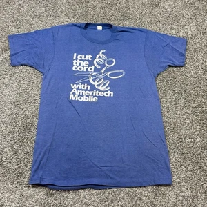 Vintage Ameritech Mobile Cut The Cord Wireless Cellular Promo Size L Tech - Picture 1 of 6