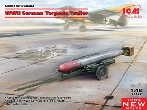 ICM48404 - ICM 1:48 - WWII German Torpedo Trailer - Picture 1 of 1