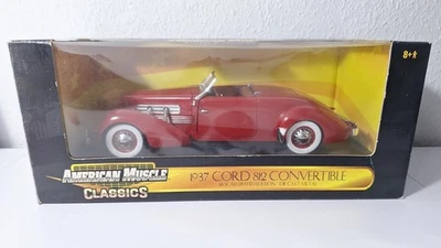 Modellauto 1/18 Cord 812 Convertible 1937 rot Ertl mit OVP - Bild 1 von 4