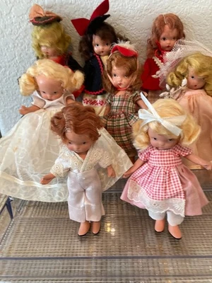 Nancy Ann Assorted Bisque Storybook JT Frozen Leg Dols - Image 1 of 4