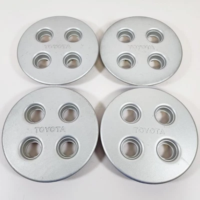 👀 Juego de tapas centrales de rueda de acero vintage para Toyota Celica/Corolla 1988-1991/4 ✅ Foto 1 de 4