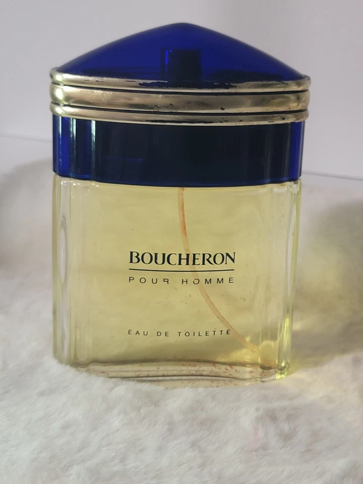 Eau de Toilette Boucheron Pour Homme de Colección Raro Coleccionista con Sedimentos Envejecidos Foto 1 de 4
