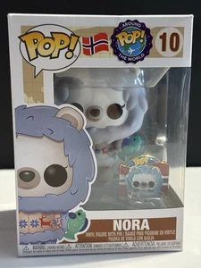 Funko Pop! Around the World #10 Nora w/ Pin – Norway 2020 Vaulted Vinyl Figure - Picture 1 of 6
