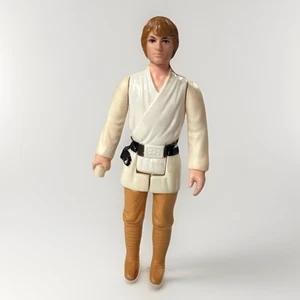 Figura suelta de pelo castaño Luke Skywalker Farmboy Star Wars vintage 1977 - Imagen 1 de 12