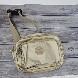 Kipling Gürteltasche Crossbody Hüfttasche Reisetasche Bauchtasche Gold ohne Anhänger - Bild 1 von 12
