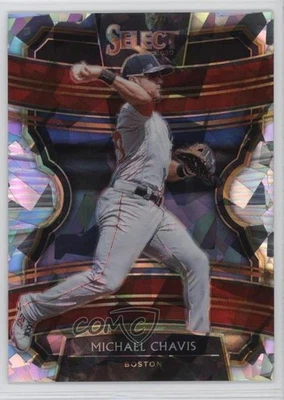 2020 Panini Select Cracked Ice Prizm /25 Michael Chavis #10 - Image 1 of 2