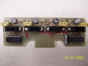 Omron EE-SB5 EESB5 Photo Micro Sensor - 4 on surplus circuit board, 2 CD4093BE - Picture 1 of 3
