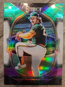 Catfish Hunter 2023 Panini Select Baseball Concourse Tri Color /199 #2