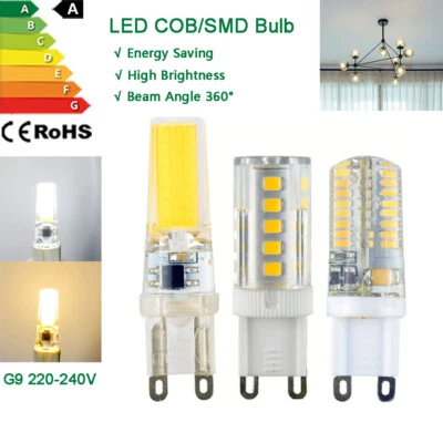 6W G9 LED bulbs COB Replace Halogen 4W 5W globes warm cool white lamp AC 240V - Image 1 of 4