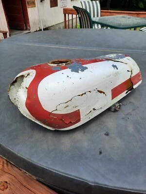 Yamaha DS7 250 1972 tanque de combustible OEM Foto 1 de 4