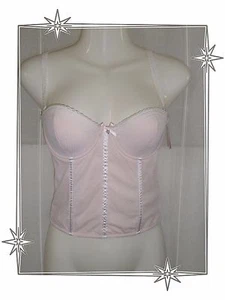 Pink Pale Tulle Bustier La Halle 95 B New - Picture 1 of 5